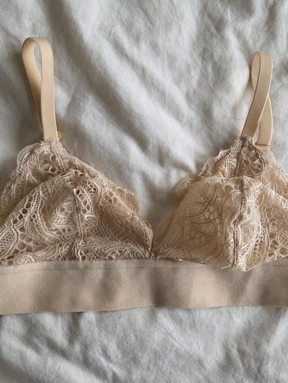 Beige Lace Bralette
